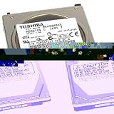 Toshiba MK 6026GAX - Hard drive - 60 GB - internal - 2.5 - ATA-100 - 44 pin IDC - 5400 rpm - buffer: 16 MB