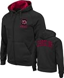 South Carolina Gamecocks Charcoal Bootleg Full-Zip Fleece Hooded Sweatshirt