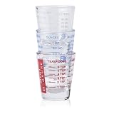 Dezine Mini-Measuring Glasses, Ounce Size, Set of 3
