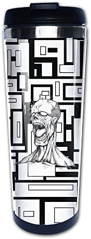 Zombie Speed Sketch 304+ABS Stainless Steel Travel Tumbler Coffee Mug (400ml)