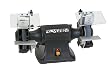 Palmgren 82061 6-Inch 1/3HP Bench Grinder with Wire Wheel, Dark Grey/Black