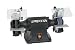 Palmgren 82061 6-Inch 1/3HP Bench Grinder with Wire Wheel, Dark Grey/Black