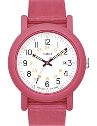 Timex Originals T2N365 Ladies Originals White Dial Pink Strap Watch