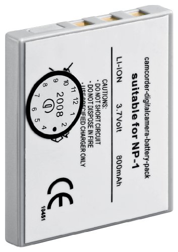 Tecxus Ersatzakku f&uuml;r Konica Minolta NP-1, Samsung SLB-0837 (800mAh) Preisvergleich