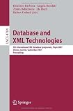 Database and XML Technologies: 5th International XML Database Symposium, XSym 2007, Vienna, Austria, September 23-24, 2007, Proceedings (Lecture Notes ... Applications, incl. Internet/Web, and HCI)