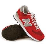 New Balance Classic 574 Red Mens Trainers