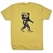 Bigfoot Shirt Funny Shirts for Men Women Boys Cool Sasquatch T Shirt Retro Record Player Tshirt Silly Big Foot Graphic Tee
