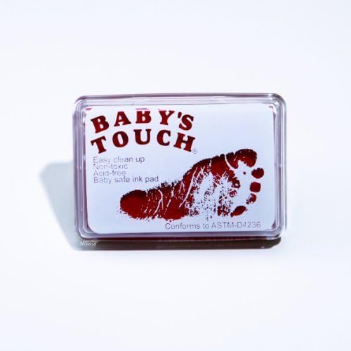 Baby's Touch Baby Safe Reusable Hand & Foot Print Ink Pads - PINK by The Casting Kit Company