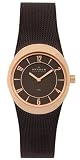 Image of Skagen Ladies Watch 564XSRM with Black Stainless Steel Bracelet and Brown Dial