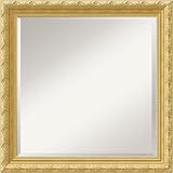 Versailles Square Wall Mirror, Image size: 20.00