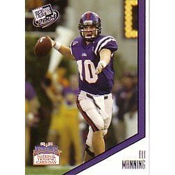 2004 Press Pass LIMITED EDITION - Eli Manning RC - New York Giants Rookie Football Card In Protective Display Case
