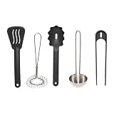 Girls, 5-piece Kitchen Utensil Set, Pretend Play, Stainless Steel and Other Durable Material Toy