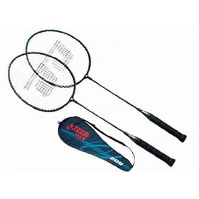 DHS 209 Iron-Steel Shaft Badminton Rackets (Price/Set) , Double Happiness (DHS)