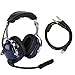 Aviation Headset, Noise Canceling Over Ear Headphones with Microphone, 3.5mm Noise Canceling Headset for Airplane Pilots.