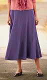 Silk Charmeuse Pin-tuck Skirt