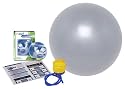 Stamina 65cm Crystal Edge Exercise Ball with Workout DVD