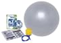 Stamina 65cm Crystal Edge Exercise Ball with Workout DVD