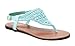 Charles Albert Women's Bali Crochet Lace Flat Sandal