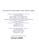 The Fraud Cases Against Julian T. Tzolov And Eric S. Butler: Cases 1:08-cr-00370-JBW And 1:08-cv-07699-SAS