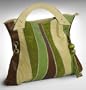 Green Striped Melie Bianco ''Chef Clutch''