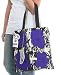 Loop Design The Warhol Collection Purple Flowers Tote,Bags (Handbags/Totes) for Women