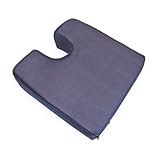 66Fit Coccyx Wedge Memory Foam Elite - Blue, 36 X 37 X 8/4 cm