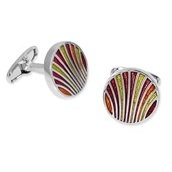 Men's Fanfare Cuff Link by Enrico Pardini - Silver Metal
