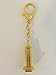 Feng Shui Golden Mantra Pillar Pagoda Keychain Amulet