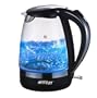 LED 2 Liter 360� Design GLAS WASSERKOCHER KABELLOS 2200W in 3 Farben lieferbar * Stylisch Edel (schwarz / silber)