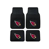 A Set of 4 NFL Universal Fit Front and Rear All-Weather Floor Mats - Arizona... by Fan Mats