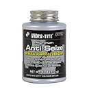 Vibra-TITE 9070 Aluminum Anti-Seize Compound Lubricant, 4 oz Jar with Brush, Silver