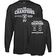 Oakland Raiders 3X Super Bowl Champions Long Sleeve Champs T-shirt