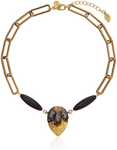 David Aubrey "Francesca" Crystal Pendant Necklace 18" + 2" Extender