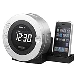 Sony ICF-CD3iP Dream MachineTM FM/AM CD Clock Radio with Dock for iPod® and iPhoneTM