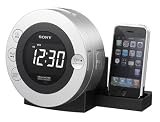 Sony ICF-CD3iP Dream MachineTM FM/AM CD Clock Radio with Dock for iPod® and iPhoneTM