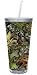 Cypress Home 20-Ounce Insulated Cup With Lid and Straw, Camouflage
