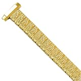 Watch Band Expanion Ladies Gold Plated fits 9mm to 11mm 