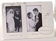 Pack of 2 The Way We'll Always Be Silver 25th Wedding Anniversary Picture Frames