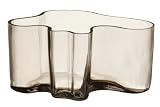 iittala Aalto 5.7-inch Vase, Smokey Gray
