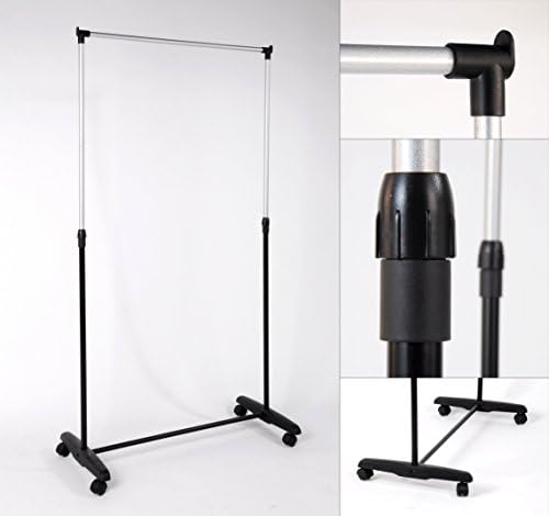 VECELO Rolling Clothing and Garment Rack