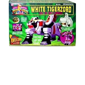 Mighty Morphin Power Rangers > White Ranger With Tigerzord Action Figure by Power Rangers