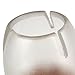 BQLZR Round 26-30mm Transparent Silicon Gel Chair Leg Caps Feet Pads Furniture Table Covers Wood Floor Protectors Pack Of 8