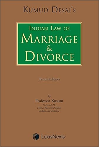 Indian Law of Marriage and Divorce