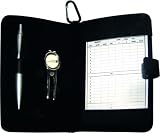 from Colin Montgomerie Colin Montgomerie Deluxe Leather Unisex Golf Scorecard Holder Set Model CMGASCHD