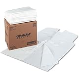 Graham Disposable Exam Gowns, Poly Tissue, 30 x 42 , White, 50/Case