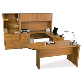 Cappuccino Cherry Office Grouping Cappuccino Cherry by Bestar Office Furniture