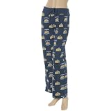 NCAA Denver Nuggets Ladies Navy Blue Maverick Woven Pajama Pants (Large)