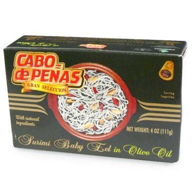 Cabo de Peñas Surimi Angulas in Olive Oil (4oz/110g Tin)