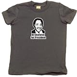 Al Sharpton for President on Short Sleeve Toddler Fine Jersey T-shirt, 2T, Slate