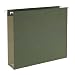 Smead 100% Recycled Green Box Bottom Letter Size 2 Capacity Hanging Folders 25 Count (65090)